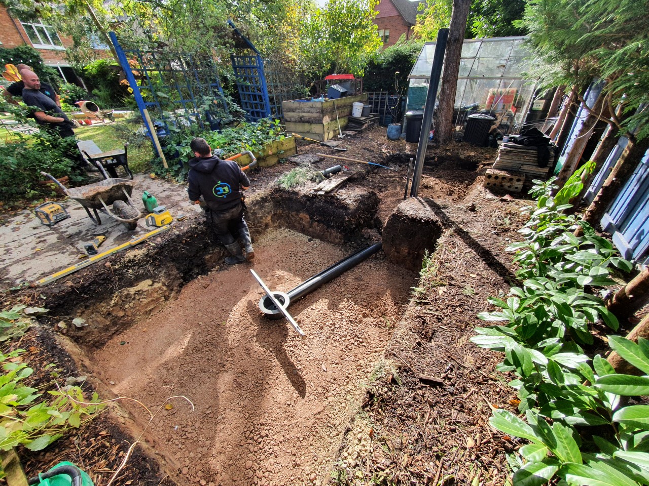 Raised Koi Pond With Specialist Equipment Crewe, Cheshire JPM