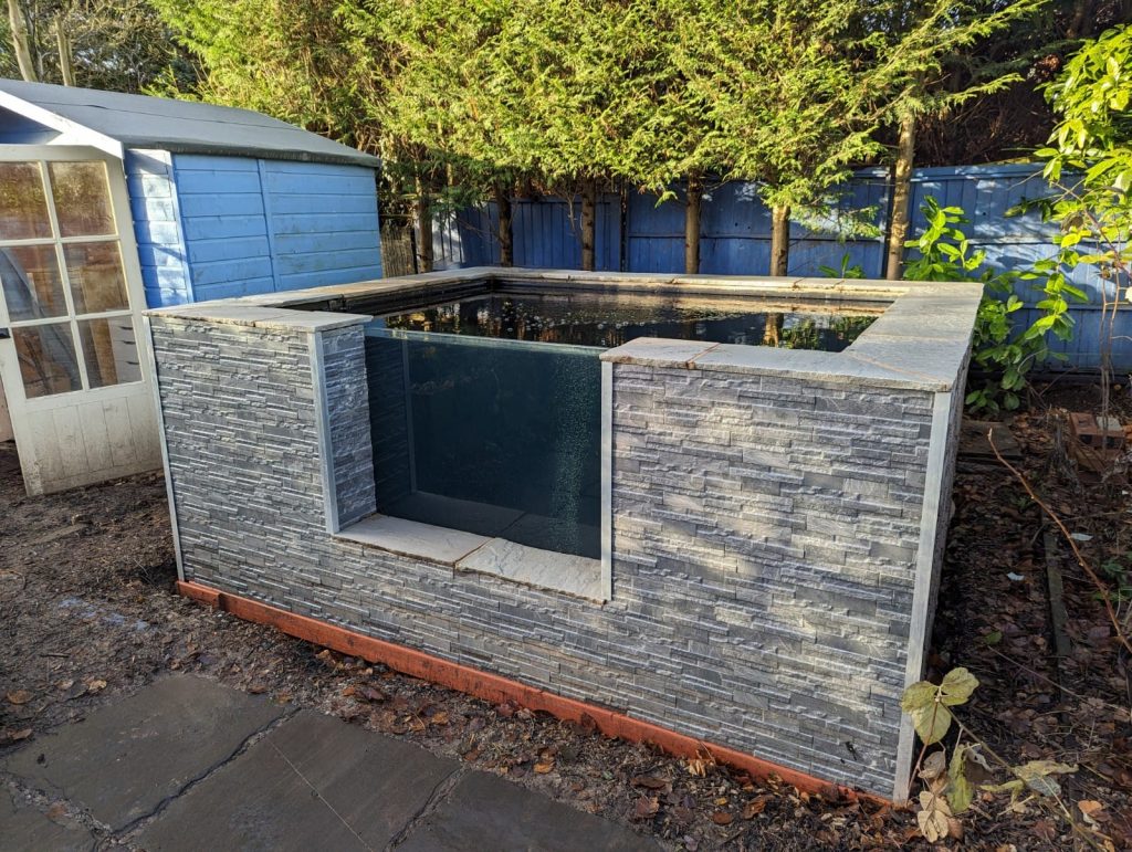 Raised Koi Pond With Specialist Equipment Crewe, Cheshire JPM